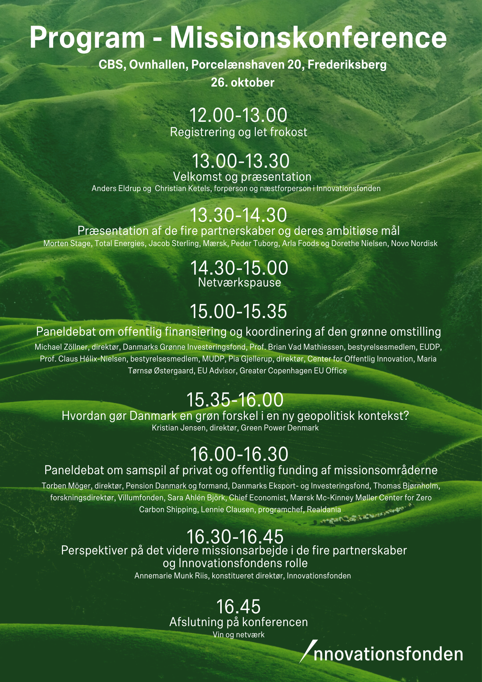 Missionskonference program