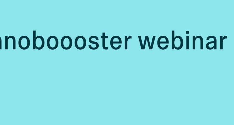 Innobooster webinar